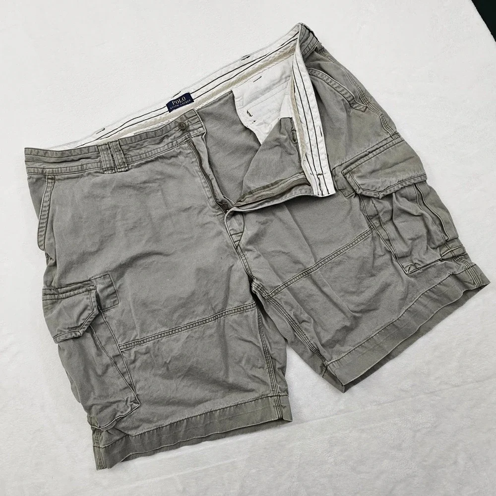 Polo Ralph Lauren‎ Cargo Shorts Mens 50 Grey Cotton Utility Gorpcore